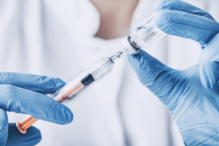Injectable vial.